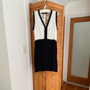 Sandro lace back dress